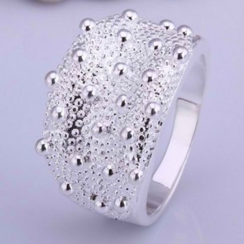 Fashion Silver Sea Urchin Skin Ring