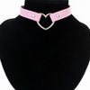 Sexy Heart Punk Leather Choker Necklace